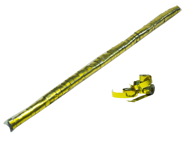 Serpentina metal oro 5m x 0.85cm