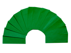 Green paper confetti