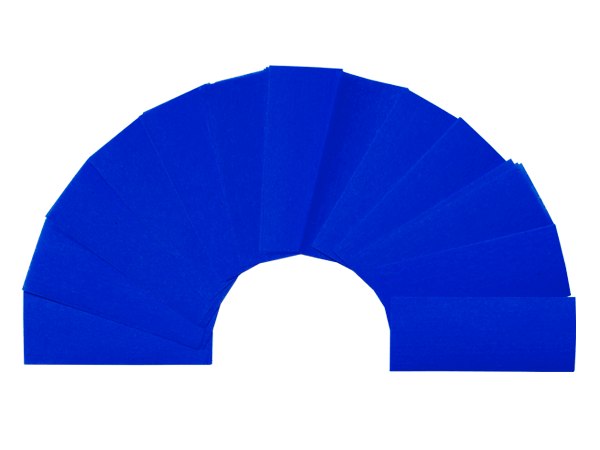 confeti papel de seda color azul oscuro. 2x5cm.