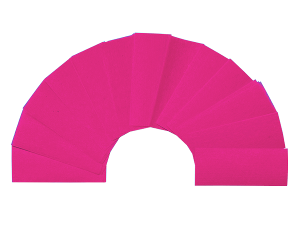 confeti de papel fluorescente rosa