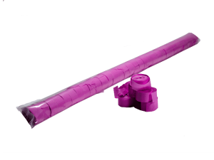 Serpentina de papel rosa de 10 metros fabricada en material ignífugo para decoración segura de fiestas.