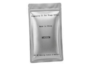 Bolsa de polvo granulado para máquina Sparkular de efectos de fuego frío, material seguro e ignífugo para eventos.